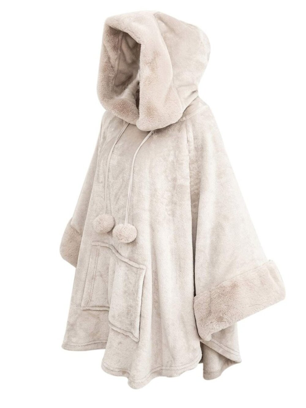 Wearable Blanket Hoodie Oversized Sweatshirt Blanket with Big Pocket. Hooded
